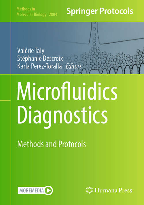 Book cover of Microfluidics Diagnostics: Methods and Protocols (2024) (Methods in Molecular Biology #2804)