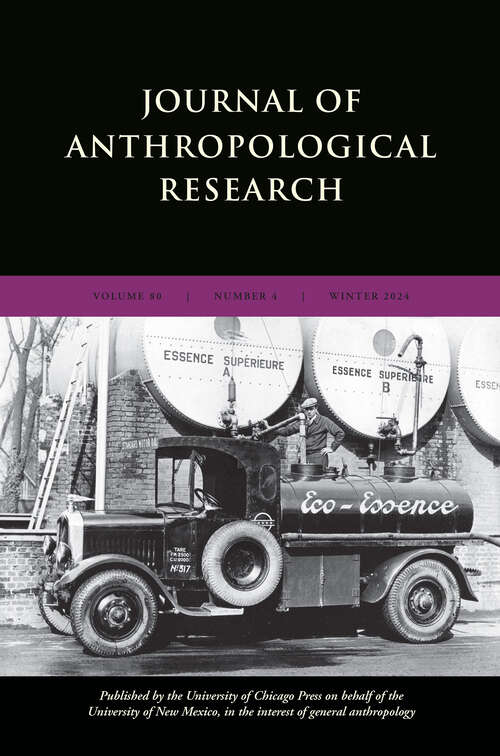 Book cover of Journal of Anthropological Research, volume 80 number 4 (Winter 2024)