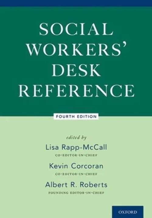 Book cover of Social Workers' Desk Reference (Fourth Edition)