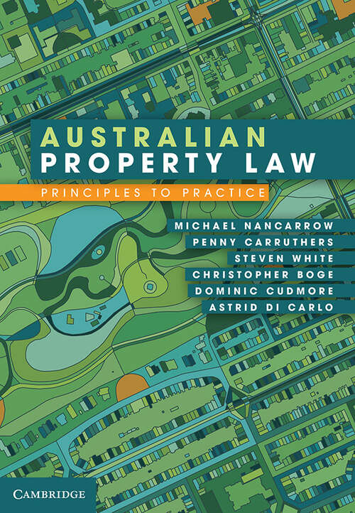 Book cover of Australian Property Law: Principles to Practice