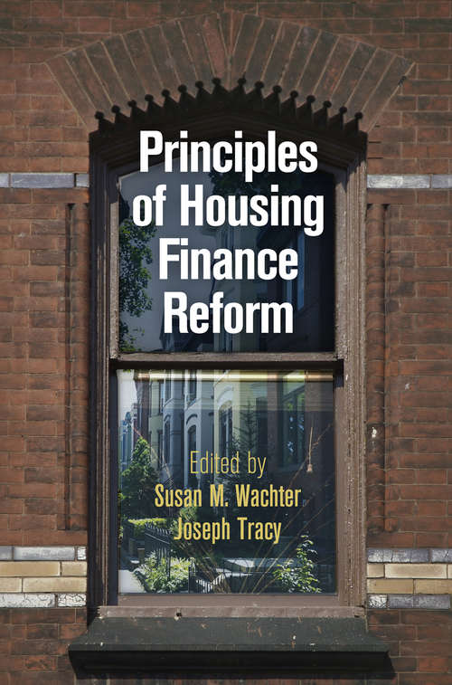 Book cover of Principles of Housing Finance Reform