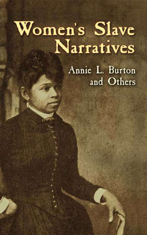 Book cover of Women's Slave Narratives