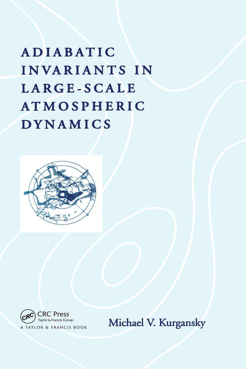 Book cover of Adiabatic Invariants in Large-Scale Atmospheric Dynamics (1)