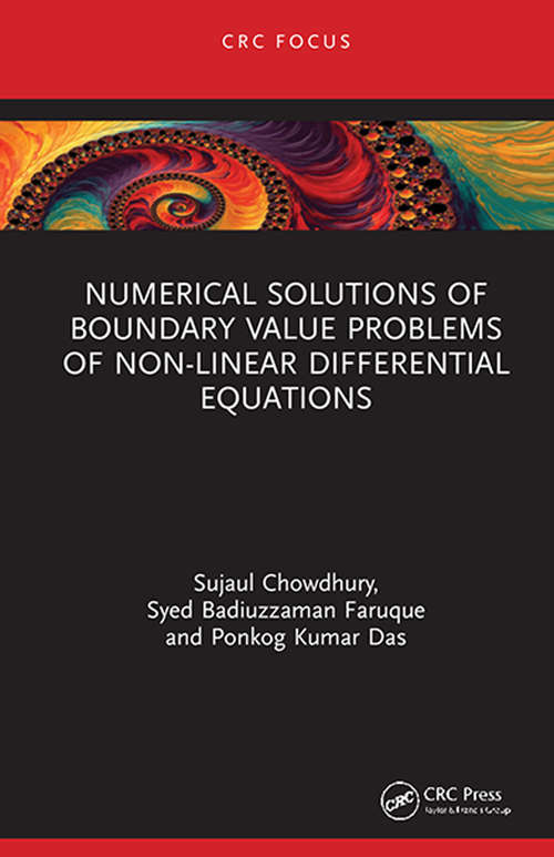 Book cover of Numerical Solutions of Boundary Value Problems of Non-linear Differential Equations