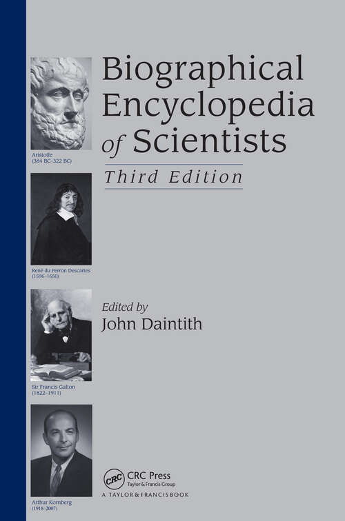 Book cover of Biographical Encyclopedia of Scientists