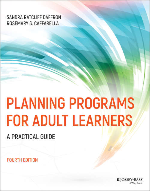 Book cover of Planning Programs for Adult Learners: A Practical Guide (4)