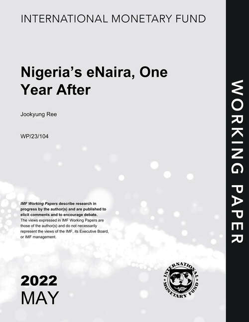 Book cover of Nigeria’s eNaira, One Year After