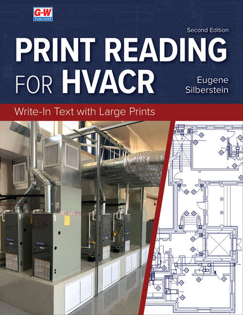 Book cover of Print Reading for HVACR: Write-In Text with Large Prints