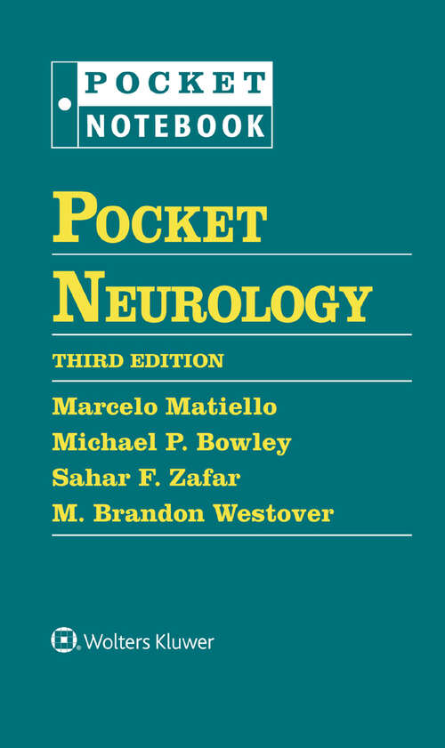 Book cover of Pocket Neurology (Pocket Notebook Serie)