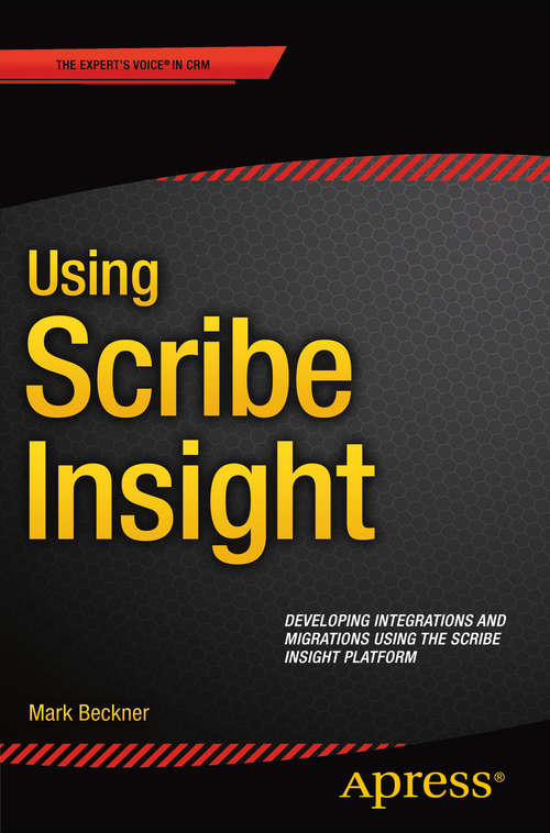 Book cover of Using Scribe Insight