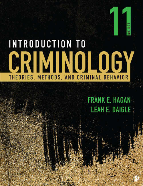 Book cover of Introduction to Criminology: Theories, Methods, and Criminal Behavior (11th Edition)