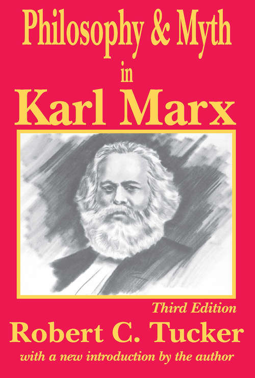 Book cover of Philosophy and Myth in Karl Marx (3)