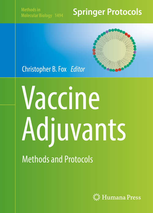 Book cover of Vaccine Adjuvants