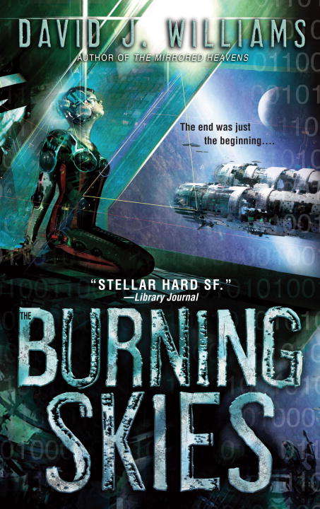 Book cover of The Burning Skies (Autumn Rain #2)