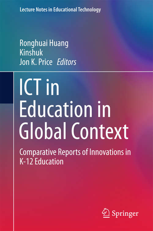 Book cover of ICT in Education in Global Context