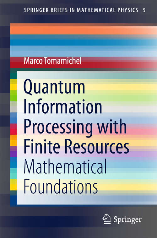 Book cover of Quantum Information Processing with Finite Resources