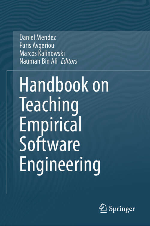 Book cover of Handbook on Teaching Empirical Software Engineering