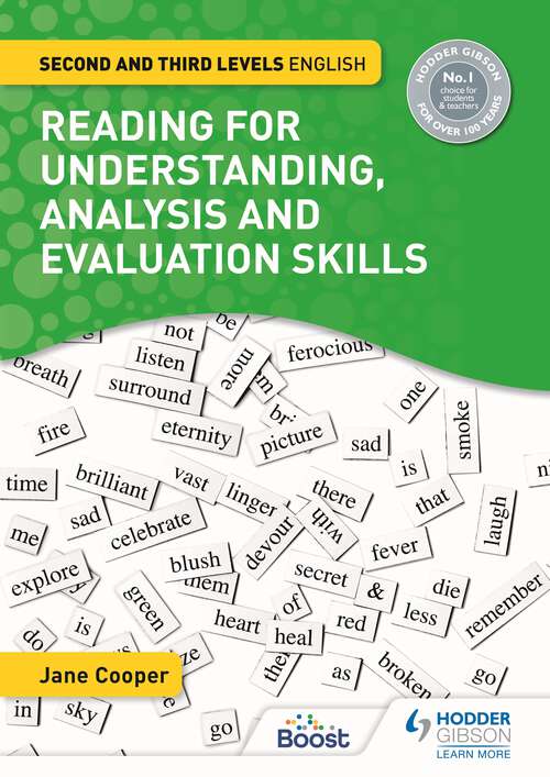 Book cover of Reading for Understanding, Analysis and Evaluation Skills: Second And Third Levels English