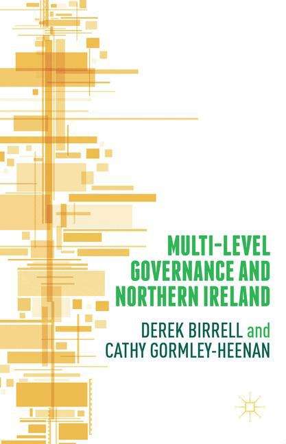 Book cover of Multi-Level Governance and Northern Ireland