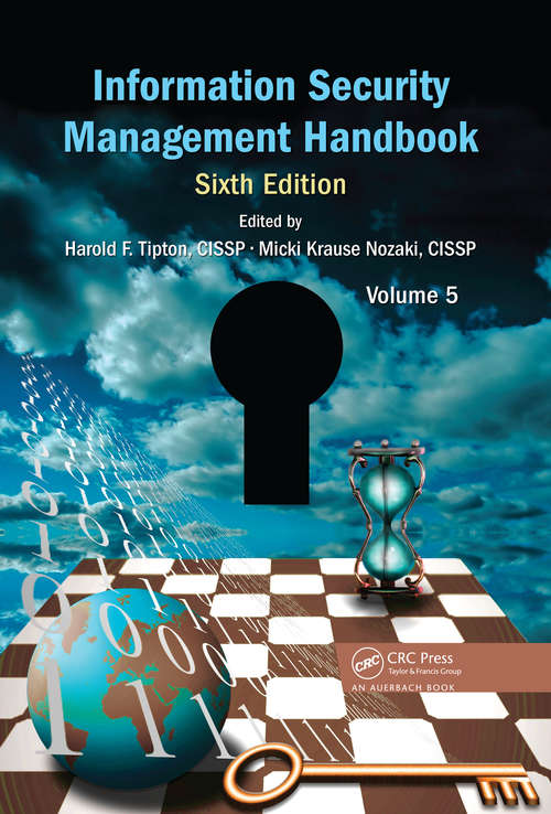 Book cover of Information Security Management Handbook, Volume 5