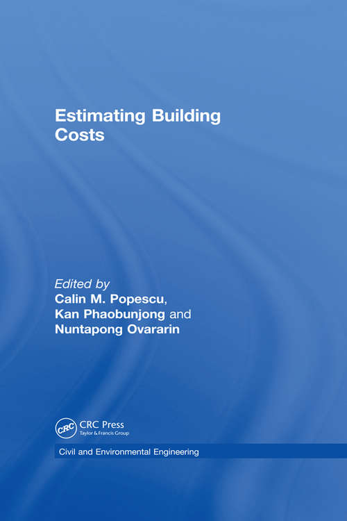 Book cover of Estimating Building Costs (1) (Civil and Environmental Engineering)