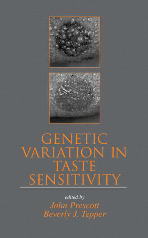 Book cover of Genetic Variation in Taste Sensitivity