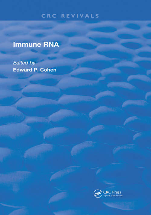 Book cover of Immune RNA (Routledge Revivals)