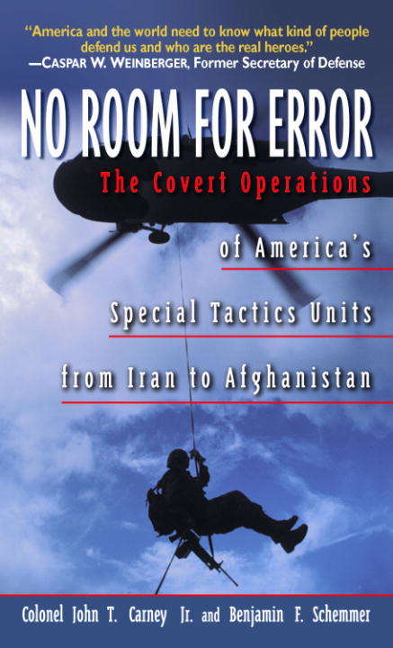 Book cover of No Room for Error: The Story Behind the USAF Special Tactics Unit