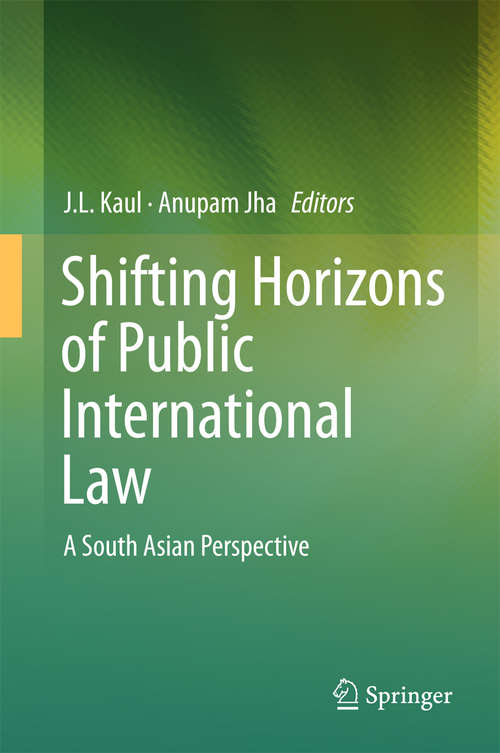 Book cover of Shifting Horizons of Public International Law