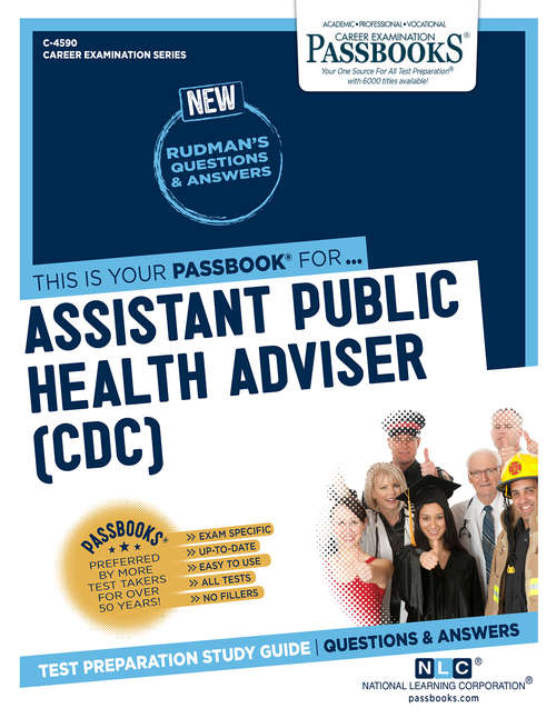 Book cover of Assistant Public Health Adviser: Passbooks Study Guide (Career Examination Series)