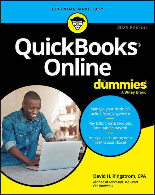 Book cover of QuickBooks Online For Dummies, 2025 Edition