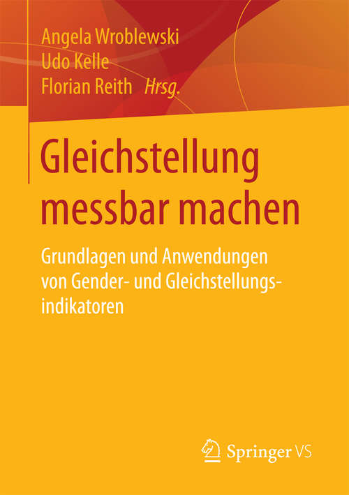 Book cover of Gleichstellung messbar machen