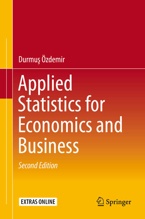 Book cover of Applied Statistics for Economics and Business