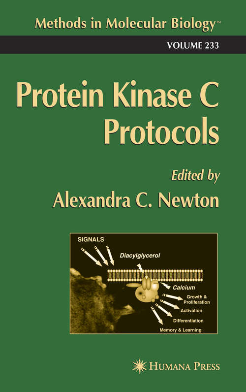 Book cover of Protein Kinase C Protocols