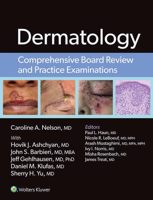 Book cover of Dermatology: Comprehensive Board Review and Practice Examinations