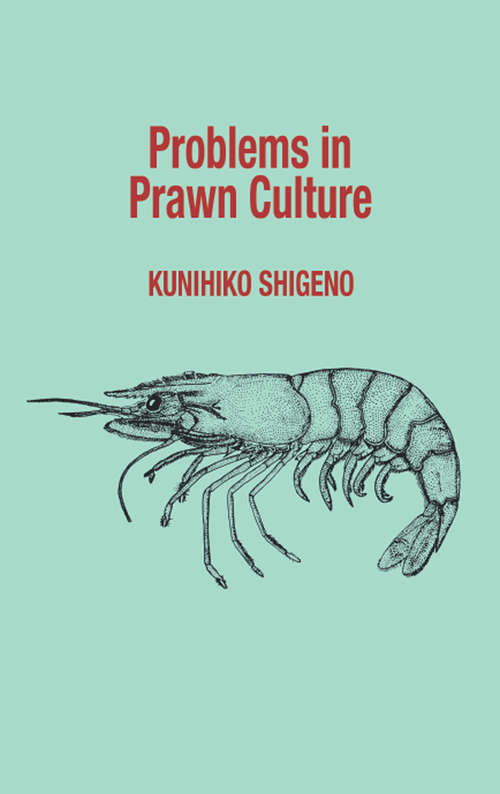 Book cover of Problems in Prawn Culture (2)