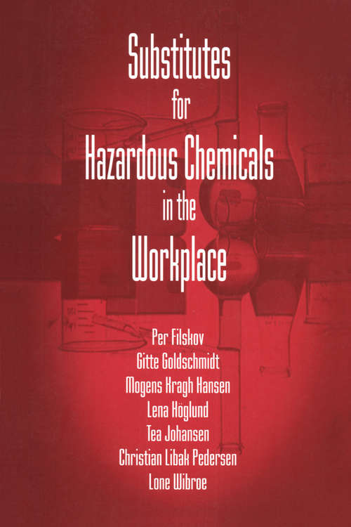 Book cover of Substitutes for Hazardous Chemicals in the Workplace