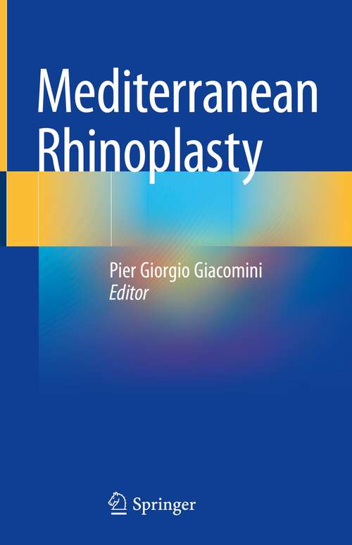 Book cover of Mediterranean Rhinoplasty (1st ed. 2022)