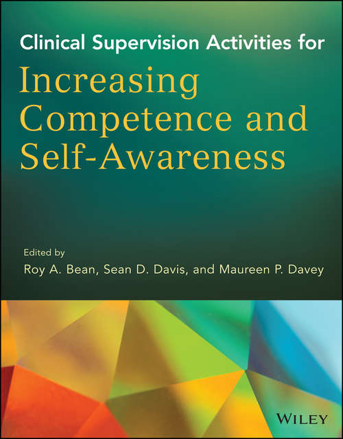 Book cover of Clinical Supervision Activities for Increasing Competence and Self-Awareness