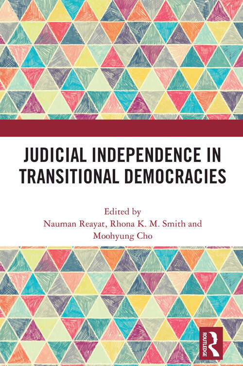 Book cover of Judicial Independence in Transitional Democracies