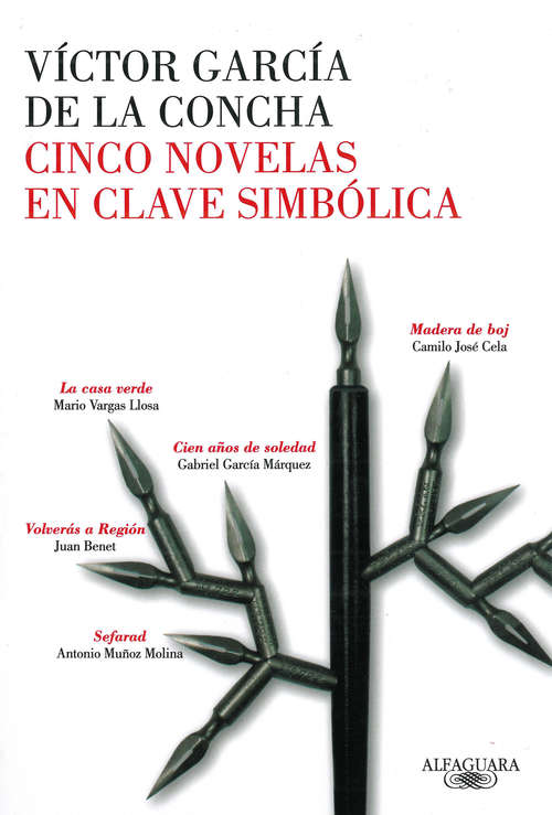Book cover of Cinco novelas en clave simbólica
