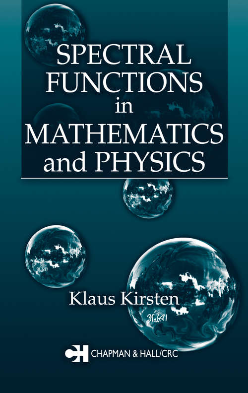 Book cover of Spectral Functions in Mathematics and Physics