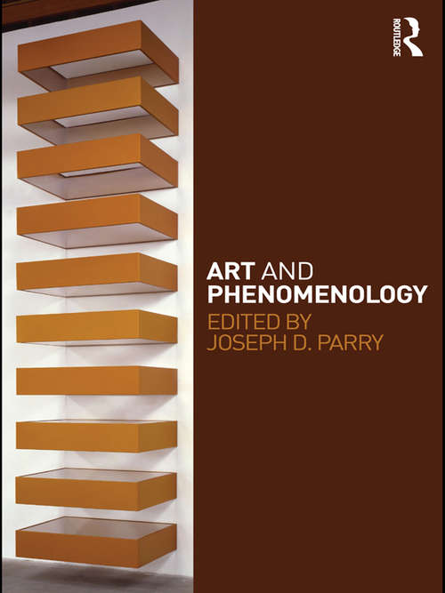 Book cover of Art and Phenomenology