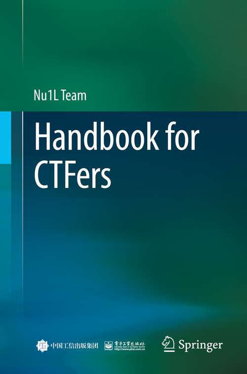 Book cover of Handbook for CTFers (1st ed. 2022)