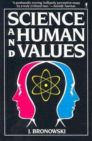 Book cover of Science and Human Values