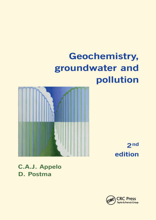 Book cover of Geochemistry, Groundwater and Pollution