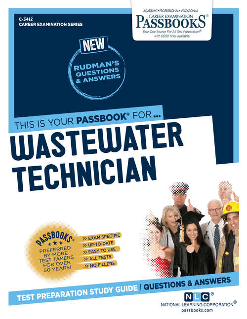 Book cover of Wastewater Technician: Passbooks Study Guide (Career Examination Series: C-3412)