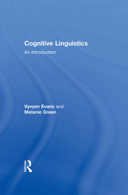 Book cover of Cognitive Linguistics: An Introduction