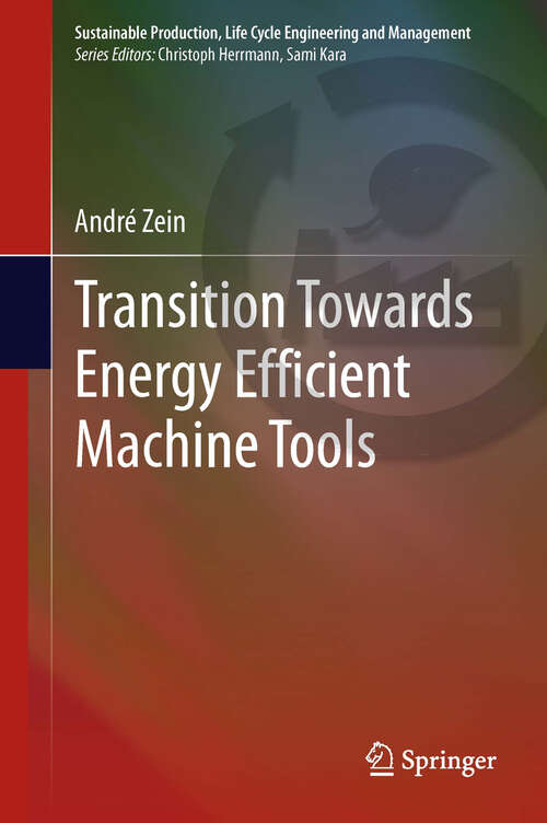 Book cover of Transition Towards Energy Efficient Machine Tools