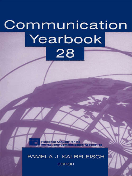 Book cover of Communication Yearbook 28